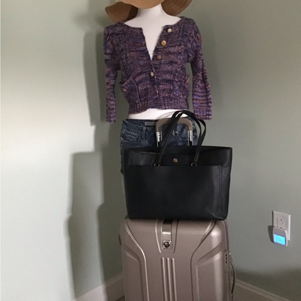 Crop top, Sweater, size small, pink and purple - Picture 2 of 8